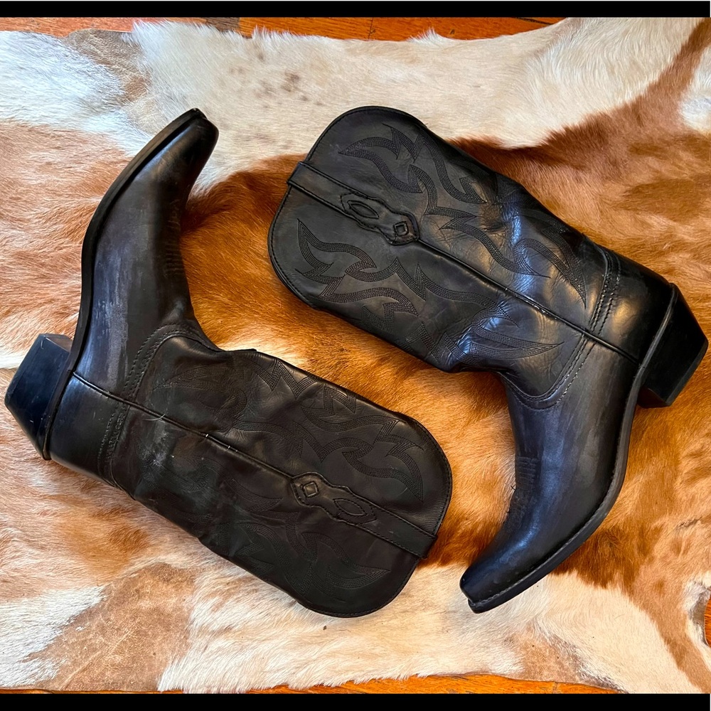 Nocona Black Cowgirl Boots